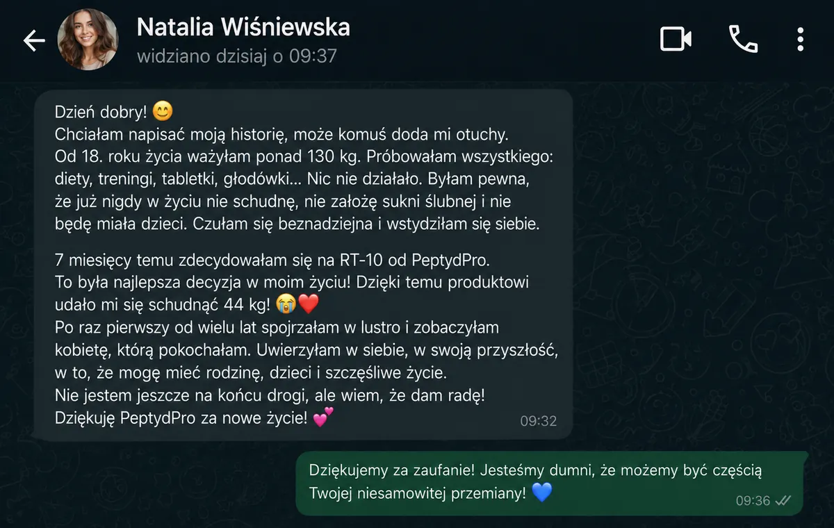 Opinia klienta: Natalia Wiśniewska