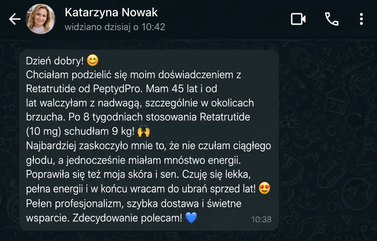 Opinia klienta: Katarzyna Nowak, 45 lat
