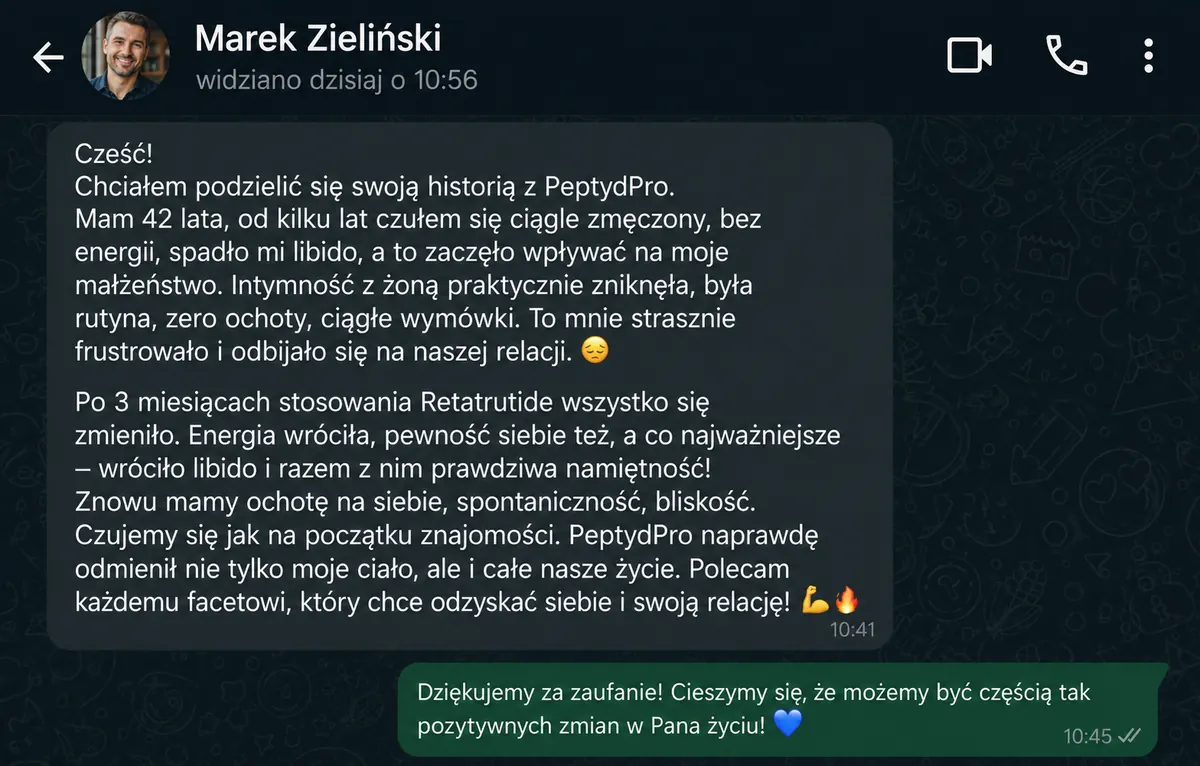Opinia klienta: Marek Zieliński, 42 lata